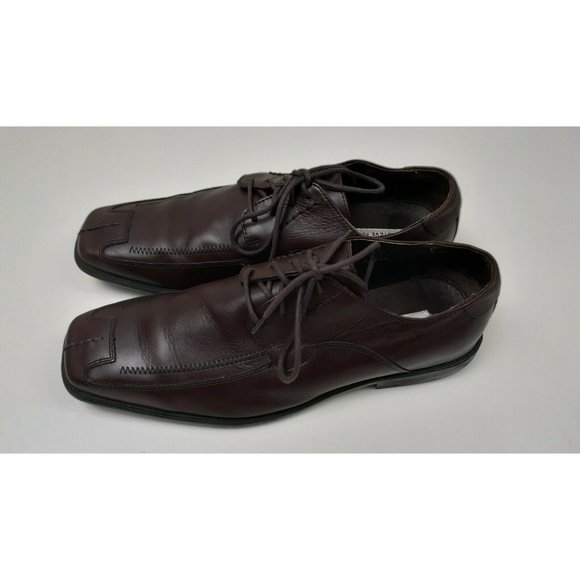 Steve Madden Men´s Burrys Brown Leather Lace-Up Oxford...